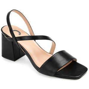 Journee Collection Womens Lirryc Open Toe Mid Block Heel Pumps - 1 of 4