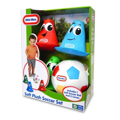 little tikes soft soccer cone set