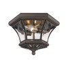 Livex Lighting Monterey/Georgetown 2 - Light Flush Mount in  Bronze - 3 of 4