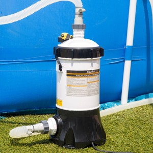 XtremepowerUS Pool Filter System w/Built-in Pump for Above Ground Pressure - 1 of 4