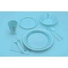 Crown Premium Quality Plastic Tablecloth 54 Inch. x 108 Inch. Rectangle - 6 Pack - 4 of 4