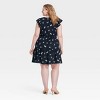 Women's Flutter Short Sleeve Mini Skater Dress - Universal Thread™ - 2 of 3