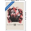 Trends International Sleep Token - Skulls And Flowers Framed Wall Poster Prints - 3 of 4
