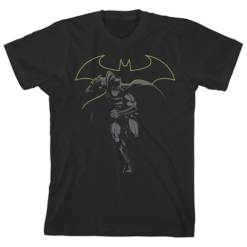 Batman Monochromatic Art Black T-Shirt Toddler Boy to Youth Boy - image 1 of 3