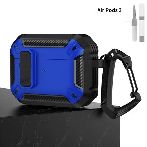 HTUTWOO AirPods Pro 3 Case, Full Drop Protector Cover with Carabiner and Cleaning Kit for Men Women - 1 of 4