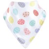 Hudson Baby Infant Girl Cotton Bib and Sock Set 5pk, Girl First Easter, One Size - 3 of 4