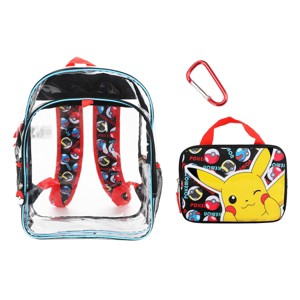 Pokemon Pikachu 3-Piece Backpack Set - 1 of 4