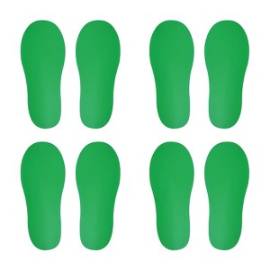 Unique Bargains Home Classroom Floors Stairs Decal Footprint Sticker 4 Pairs - 1 of 4