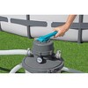 Bestway 950 Gallon Sand Filter Pool Pump for 300 to 4,800 Gallon Above Ground Outdoor Swimming Pools with Pre-Filter Strainer for Clean Water - 3 of 4