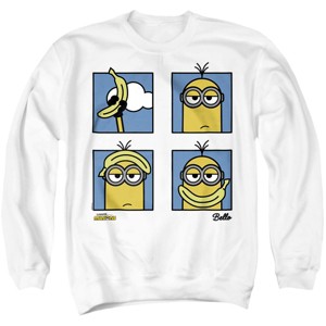 Minions 4 Box Kevin Bananas Adult Crewneck Sweatshirt - 1 of 4