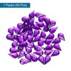 Unique Bargains Flat Back Acrylic Teardrop Rhinestone Embellishments 50 Pcs - 3 of 4