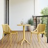 WestinTrends Playa 3-Piece Outdoor Resin Patio Bistro Set with Stackable Patio Dining Side Chairs - 2 of 4