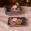 Certified International (Set of 4) 6" Christmas Whimsy Santa Canape Plates - 3 of 4