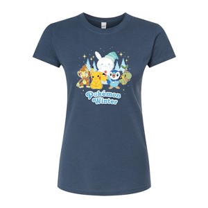 Women's - Pokémon - Pokémon Winter Fitted Graphic T-Shirt - 1 of 3