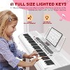 SKONYON Electric Keyboard Piano W/Lighted Keys for Beginners - 2 of 4