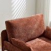 PAGED Comfy Accent Chair Foldable Sofa Bed Recliner Mid-century Modern Lounge Chair with Pillows and Removable Side Pockets for Living Room - 4 of 4