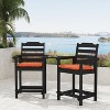 MaseiKar  Chair Cushions Set of 2 for Patio Furniture, Waterproof Tufted Overstuffed Patio Furniture Cushions, Thick Seat Cushion - 4 of 4
