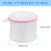 Unique Bargains Cylinder Mesh Laundry Washing Bags for Sock Underwear Bra 4 Pcs - 2 of 4