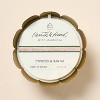 5 Wick Large Scalloped Brass Footed Brass Footed Candle Cypress and Santal 22oz - Hearth & Hand™ with Magnolia - 3 of 3