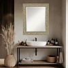 Amanti Art Luxe Beveled Framed Bathroom Vanity Wall Mirror - 4 of 4