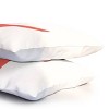 Deny Designs Standard April Lane Art Block Red Monogram T Microfiber Printed Pillow Sham - 3 of 3