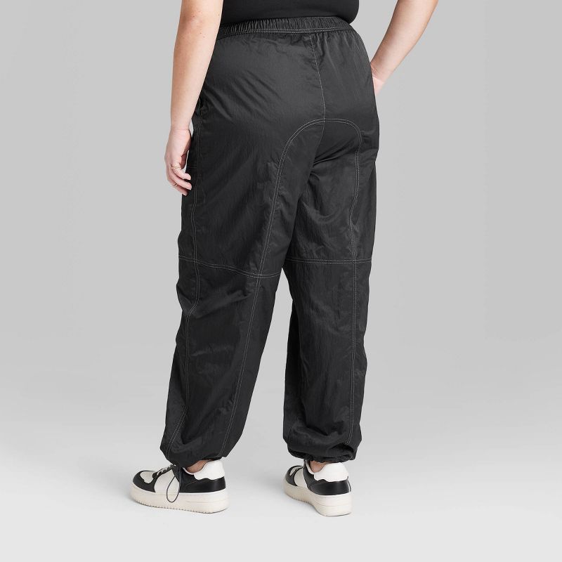 Women's High-Rise Toggle Parachute Pants - Wild Fable™, 4 of 8