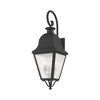 Livex Lighting Amwell 3 - Light Wall Light in  Black - 3 of 4