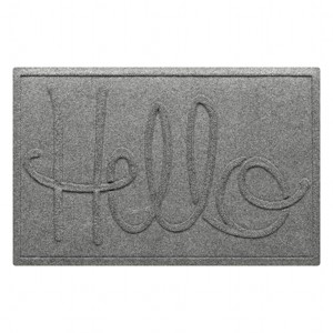 Bungalow Flooring 2'x3' WaterHog Simple Hello Indoor/Outdoor Doormat - 1 of 4