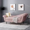 Calvert Contemporary Chaise Lounge with Scroll Arms - Christopher Knight Home - 2 of 4