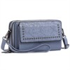 FATMOON Zip Around Wristlet Purse with 2 Straps - Crossbody Phone Bag, Embossed Mini Shoulder Bag, Large Capacity Wallet for Women - 2 of 4