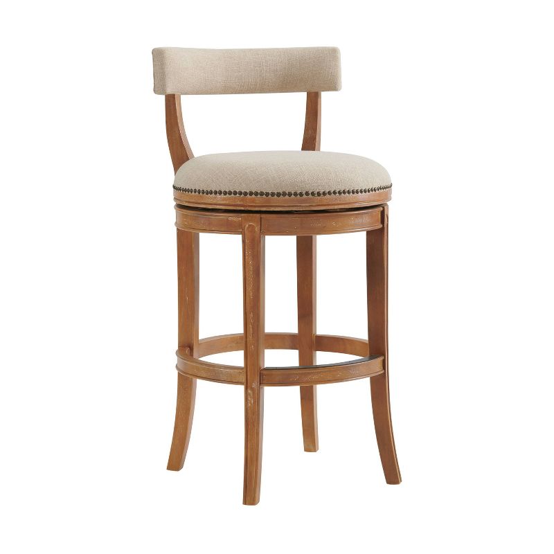 Set of 2 Hanover Swivel Bar Height Stools - Alaterre Furniture, 3 of 11