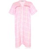 JEFFRICO House Dresses for Women with Pockets - Lightweight Breathable Short Sleeve Muumuu & Nightgowns - Zipper Front Housecoat and Dusters - 2 of 4