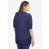 Woman Within Perfect Elbow-Length Sleeve Cardigan - 3 of 4