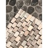 Rosewood Bath and Floor Runner White - Hip-o Modern Living: Geometric Woven Wood, Recycled Rubber Backing - 4 of 4