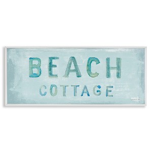 Stupell Industries Rustic Beach Cottage Watercolor, 24" x 10" - 1 of 4