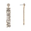 Hallmark Happy New Year Stone Earrings - 3 of 4