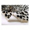 Leopard Print Area Rug Faux Cowhide Skin Non - Slip Cheetah Rug Small Accent Distressed Animal Print Hide Floor Carpet - 4 of 4