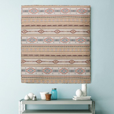 Phoenix Tan Southwestern Geometric Quilted Throw Blanket