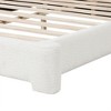 NicBex All Size White Wooden Bed Frame with Bouce Upholstered Headboard,Modern Platform Bed,No Box Spring Needed - 4 of 4