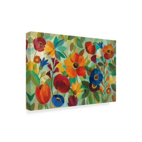 Trademark Fine Art -silvia Vassileva 'summer Floral V' Canvas Art