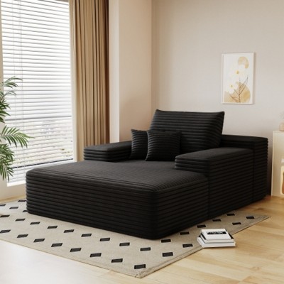 Lounge Chair Indoor, Oversized Upholstered Sofa Bed, Sleeper Couch Reading Chairs, Cloud Sofas Couches for Living Room or Bedroom-Maison Boucle