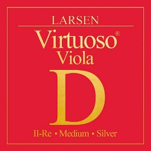 Larsen Strings Virtuoso Viola D String 15 to 16-1/2 in., Medium Aluminum, Ball End - 1 of 1