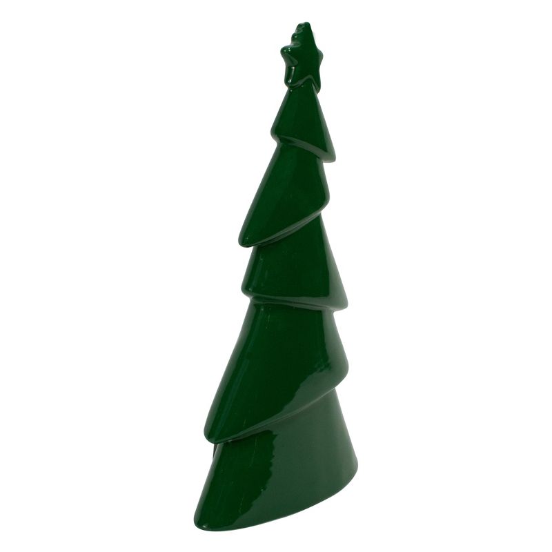 Northlight 10.75" Dark Green Christmas Tree Tabletop Decor, 5 of 7