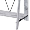 NicBex Home Office Desk 18" L Morden Computer Desk with Storage Shelves, Ports and Wooden Desktop Ladder-Shaped Writing Desk for Study and Work - 4 of 4