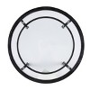 Jaymes Metal/Glass Round End Table - Black - SEI - 4 of 4