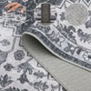 Washable Vintage Medallion Area Rug - Non-Slip, Non-Shedding Low Pile Foldable Carpet for Living Room, Dining Room,Bedroom, Office - 3 of 4