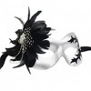 Unique Design I.E. Inc. Danica Silver Mask Costume Accessory - 3 of 4