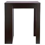 Annemarie Modern Bar Table with Side Wine Storage Cappuccino - HOMES: Inside + Out