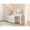 DOMETOUR Modern White 8-Drawer Dresser for Bedroom - Ample Storage Wide Chest of Drawers, Sturdy & Safe - 2 of 4