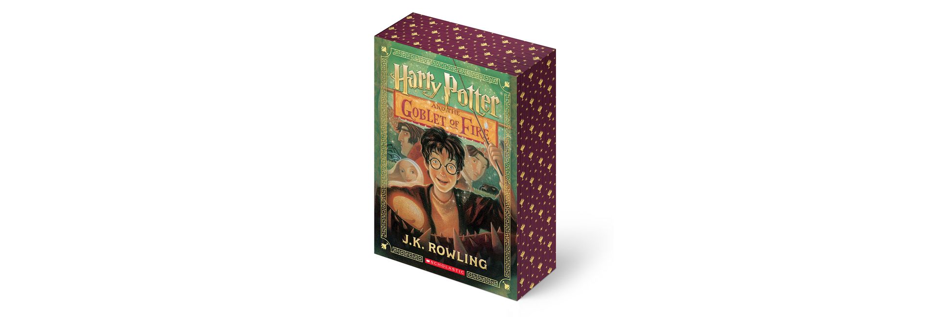 Harry Potter and the Goblet of Fire (Stenciled Edges) (Harry Potter, Book 4) - by J K Rowling (Paperback)